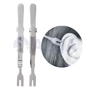 Pince à épiler en acier inoxydable de 5 pouces avec trou intérieur de 1,2 mm pour la manipulation de bijoux corporels et le piercing professionnel - Product Image 6