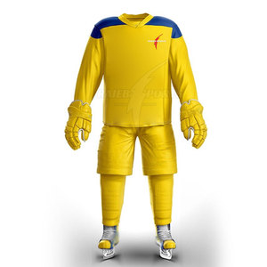 Uniforme de Hockey sobre Hielo Transpirable de Alta Calidad, 100% Poliéster, Diseño Personalizado, Precio Bajo, Hecho en Fábrica - Product Image 1