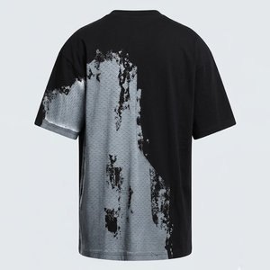 Nuevas camisetas negras para hombre con logo personalizado por sublimación, estilo urbano vintage, cuello redondo, tela transpirable y cómoda, ¡en oferta! - Product Image 2