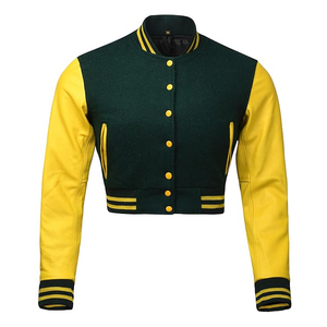 Chaqueta Bomber Corta de Cuero para Mujer, Estilo Urbano, Proveedor Mayorista de EE. UU. - Product Image 1