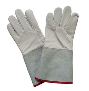 Guantes de Soldadura de Cuero Resistentes al Calor, Guantes de Seguridad Industriales, Guantes de Soldadura de Cuero al por Mayor, Protección Térmica para el Trabajo - Product Image 1