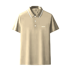 Polo à manches courtes pour homme, logo personnalisé, coton bleu, décontracté, t-shirt de golf respirant, vêtement de sport et d'affaires pour l'été - Product Image 1
