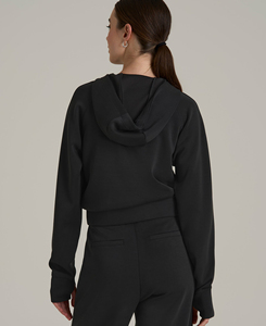 Sudadera con capucha de doble cremallera para mujer 2026, transpirable, diseño personalizado, 100% algodón, alta calidad, venta al por mayor, estampada, 300 g/m² - Product Image 2