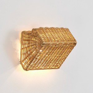 Modern sconces high quality <b>indoor</b> <b>lighting</b> rattan sconce light fixture for bedroom hallway - Product Image 1