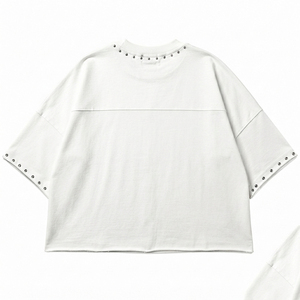 เสื้อยืดพิมพ์ลายวินเทจโลโก้สั่งทำสุดเทรนดี้ เนื้อผ้าเจอร์ซีย์คอตตอน 100% หนานุ่ม แขนสั้น สตรีทแวร์ ยูนิเซ็กส์ - Product Image 2