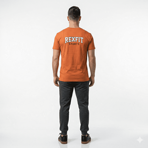 Camiseta Deportiva Vintage de Cuello Redondo para Hombre, 100% Algodón, Corte Holgado Personalizado, Camiseta Blanca para Impresión al por Mayor - Product Image 3