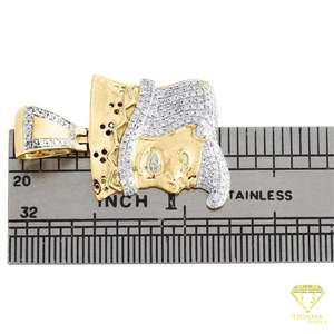 Colgante de Faraón Egipcio con Diseño de Tutankamón, Elaborado en Plata de Ley 925 con Moissanita - Product Image 3