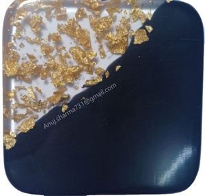 Sous-verre à thé en bois/ensemble de sous-verres en bois/sous-verres en pierre pour thé sous-verres en bois sous-verres en bois fabriqués à la main sous-verre à thé de luxe - Product Image 3