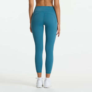 Leggings pour femmes en gros, logo personnalisé, yoga, gym, fitness, vêtements de sport, taille haute, compression, séchage rapide, approvisionnement en gros - Product Image 4