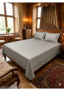 Ensemble de draps en satin de coton de luxe – Drap de lit King Size avec taies d'oreiller assorties - Product Image 4