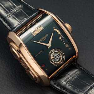 นาฬิกา Godfather II Luxury Timepiece Mamba รุ่นใหม่ ตัวเรือนสแตนเลส สายหนัง กลไกจักรกล หน้าปัดอนาล็อก-ดิจิตอล ขนาด 41 มม. 50 เรือน - Product Image 1