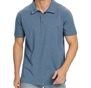 Polo de tenis para hombre con logo bordado en la parte delantera, color sólido, casual, de manga corta, de secado rápido, para golf. - Product Image 5