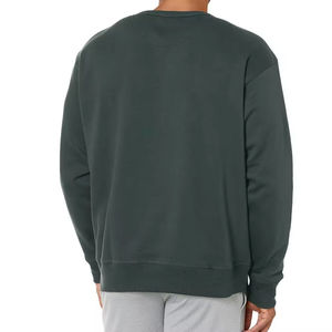 Gym Mens Fleece Crewneck Sweatshirt Thick Loose Fit Soft Basic Pullover Sweatshirt Plus Size Casual Customized Sweatshirts - Product Image 2