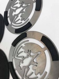 Premium Bat Shape Laser Cut Metal Coaster Set Silver Finished Suitable For <b>Table</b> <b>Protection</b> Home Cafe And Restaurant Use - Product Image 3