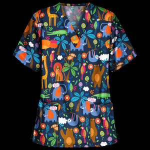 New Fashion Women Nurse Hospital <b>Scrubs</b> Jogger <b>Scrubs</b> Stretchy Spandex Medical Uniforms OEM Medical <b>Scrubs</b> <b>Sets</b> - Product Image 4
