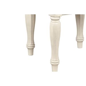 Consolle Antica Bianca e Marrone con Cassetto Portaoggetti - Product Image 3