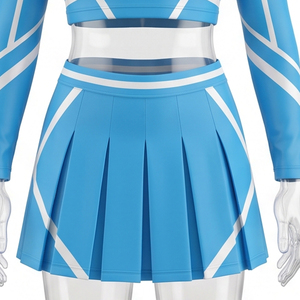 Uniforme Deportivo Personalizado MALUZA INDUSTRIES para Animadoras de Escuelas Secundarias, con Impresión por Transferencia de Calor, Tejido Transpirable de Poliéster y Elastano - Product Image 3