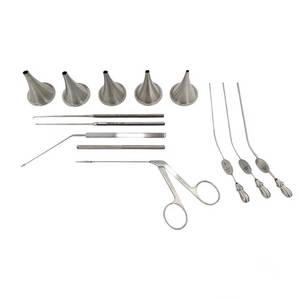 Juego de instrumentos microquirúrgicos de otología ENT de 13 piezas Jarit Aesculap, kit profesional de herramientas quirúrgicas para cirugía de oído. - Product Image 3