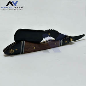 Rasage traditionnel, manche en bois exquis, fabrication artisanale élégante, rasage confortable, netteté exceptionnelle, durabilité, soin personnel - Product Image 1