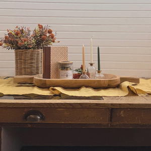 Grand bol à bougies en bois pour la décoration d'événements et de fêtes, prix le plus bas, grands bols en bois pour la pâte. - Product Image 4