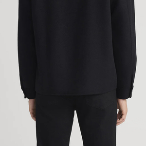 Comfortable Lightweight Apparel Featuring Front Pocket Design Full Sleeve T Shirt Turn <b>Down</b> Collar With Button Closure Designer - Product Image 6