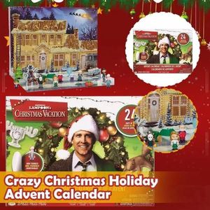 Raro Calendario dell'Avvento a Tema Vacanze di Natale di National Lampoon, Stile Clark Griswold USA, per Decorazioni Domestiche e Soggiorno - Product Image 6