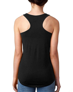 Custom Fashion Racer Back CVC Womens Gym tank <b>Tops</b> - Product Image 4