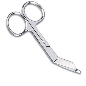 Ciseaux à pansements Lister en acier inoxydable, ciseaux médicaux courbés, ciseaux à pansements traumatiques Lister 14 cm par Grip Surgical - Product Image 1