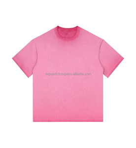 เสื้อยืดซักกรดผ้าฝ้าย100% ตามสั่งสำหรับผู้ชายและผู้หญิง - Product Image 3