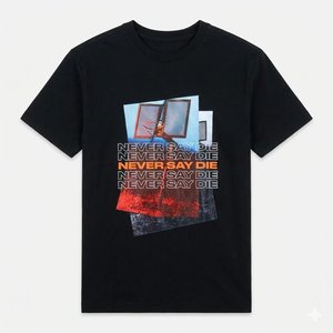 Nuevas Camisetas Negras para Hombre con Logotipo Impreso en DTF Personalizado de Alta Demanda, para Ropa Deportiva, Camiseta Moderna con Cuello Redondo, Tejido Transpirable y Cómodo - Product Image 1