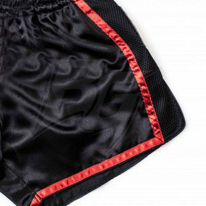 Pantalones Cortos de Entrenamiento de Muay Thai de Alto Rendimiento para Hombre, Cintura Elástica Cómoda, Secado Rápido y Transpirable, Tela de Satén/Poliéster - Product Image 5