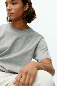 T-shirt vintage surdimensionné à épaules tombantes pour homme, coupe ample, en coton lourd délavé à l'acide, style streetwear, personnalisé - Product Image 2