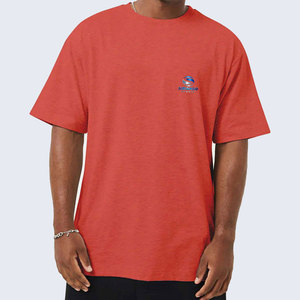 Camiseta Oversize de Algodón 100% con Cuello Redondo, Mezcla de Algodón, Color Personalizado, Transpirable, Estilo Vintage para Verano - Product Image 3