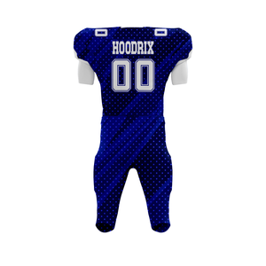 Uniforme de football américain personnalisé de haute qualité, uniforme de football américain sublimé pour les jeunes avec nom et numéro en twill - Product Image 4