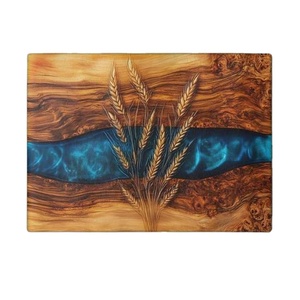 Tabla de cortar de madera y resina con logotipo personalizado, el mejor diseño para el hogar, hoteles, verduras, Meta tabla de cortar para uso doméstico en la cocina - Product Image 1