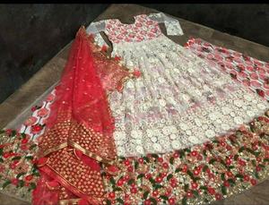 Robe Lacha tendance 2021, costume occidental, tenue de mariée, vêtements de fête, fabriqués en Inde, en soie, rayonne et viscose - Product Image 4