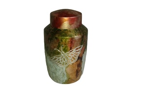 Aluminum American Adult Cremation Urn for Human Ashes High <b>Gloss</b> Finish 200 Cubic Inches Capacity Exporter Wholesale Supplier - Product Image 6