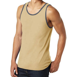 Best Manufacturer's Custom Logo Men's Sleeveless Tank Top for Summer Gym Fitness Quick Dry <b>Clothing</b> on Sale - Product Image 5