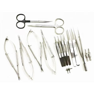 Juego básico de 17 piezas de microinstrumentos quirúrgicos de acero inoxidable para cirugía de mano - Product Image 2