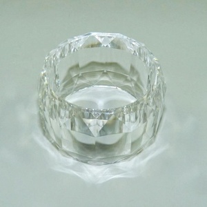 Modern Decoration Clear Acrylic Napkin Rings - Product Image 3