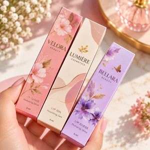 Cajas Rígidas para Cosméticos, Rectangulares, Papel de Arte, Impresión UV, Estampado en Caliente con Lámina Dorada, Logotipo, Empaque de Belleza de Alta Gama, Cierre Magnético - Product Image 2