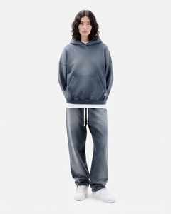 Ensemble de survêtement vintage délavé pour femme, sweat-shirt et pantalon de jogging, streetwear urbain, fabricant de vêtements - Product Image 1