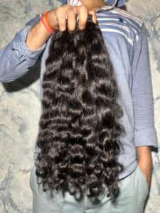 ผมเรมี่ลอนแบบอินเดียธรรมชาติคุณภาพระดับพรีเมียมผมหยิกแบบลอนนุ่มไม่ผ่านกระบวนการต่อผมมนุษย์สองชั้น - Product Image 4