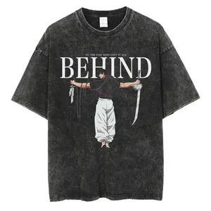 T-shirt imprimé graphique streetwear urbain en coton doux, col rond, manches courtes, coupe oversize, vêtement de mode confortable - Product Image 2
