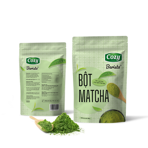 Fournisseur OEM de poudre de matcha de qualité barista, goût riche, emballage de poudre de matcha 100g 200g 500 sachets, boîte de matcha personnalisable - Product Image 4