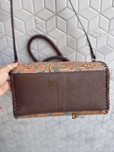 2026 New Fashionable Hand Tooled Carving Leather Speedy Handbag Gypsy <b>Boho</b> Shoulder Custom Handmade Western Multi Uses <b>Bags</b> - Product Image 4