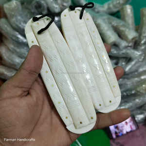 Peine para Barba Vikingo de Hueso de Búfalo con Tapa de Hueso, Hecho a Mano, Ecológico, Blanco, 14 Pulgadas, Accesorio de Aseo Moderno de Primera Calidad al Mejor Precio - Product Image 3