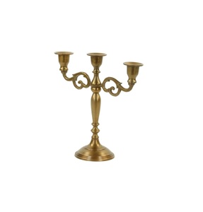 <b>Silver</b> Candelabra 5-Candle Metal Candle Holder Tall <b>Candlestick</b> Stand Bulk for Wedding Party Decorations Table Centerpiece - Product Image 2
