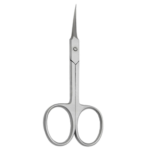 Tijeras para cutículas de primavera, tijeras para manicura, tijeras para uñas de acero inoxidable, hoja recta afilada y hoja curva, herramientas para el cuidado de las uñas para adultos - Product Image 1