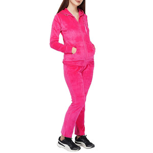 Ensemble de survêtement pour femme avec pantalon de jogging taille haute et haut à manches longues, extensible, pour le quotidien et les activités sportives - Product Image 4